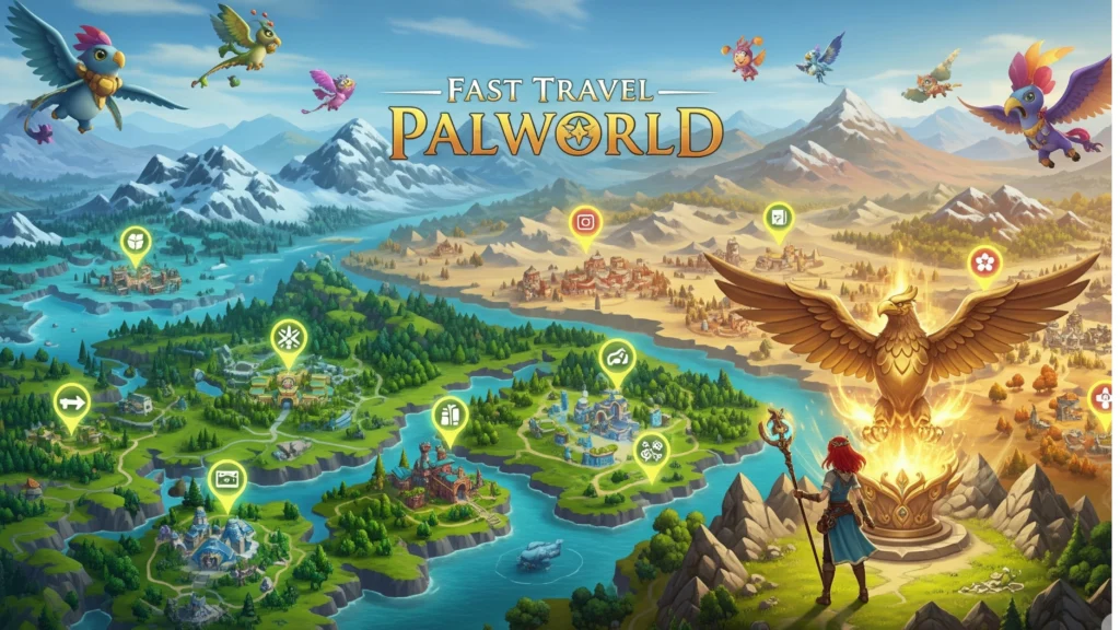 How to Fast Travel Palworld: Complete Beginner’s Guide to Unlock Fast Travel Points
