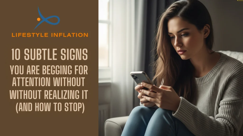 10 Subtle Signs You are Begging for Attention Without Realizing It (And How to Stop)