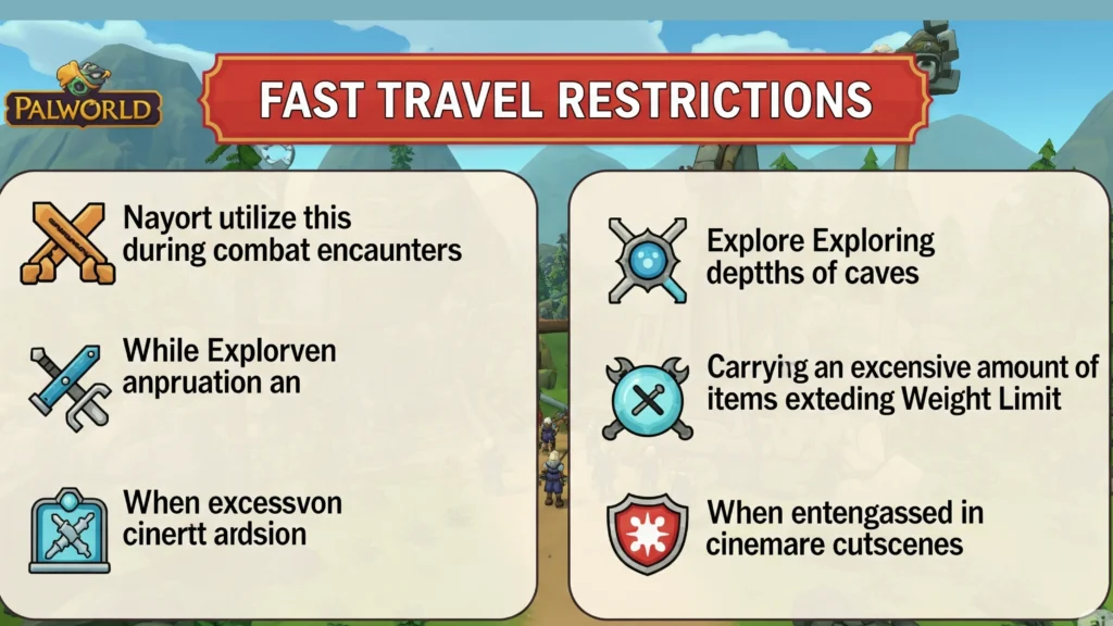 Fast Travel Restrictions