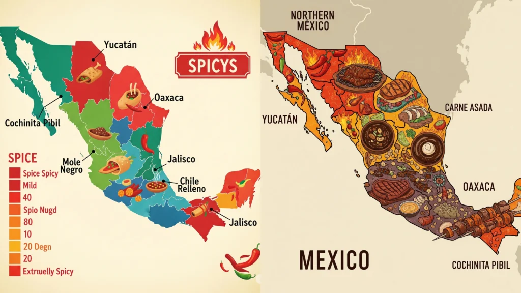 Regional Variations in Spice Levels