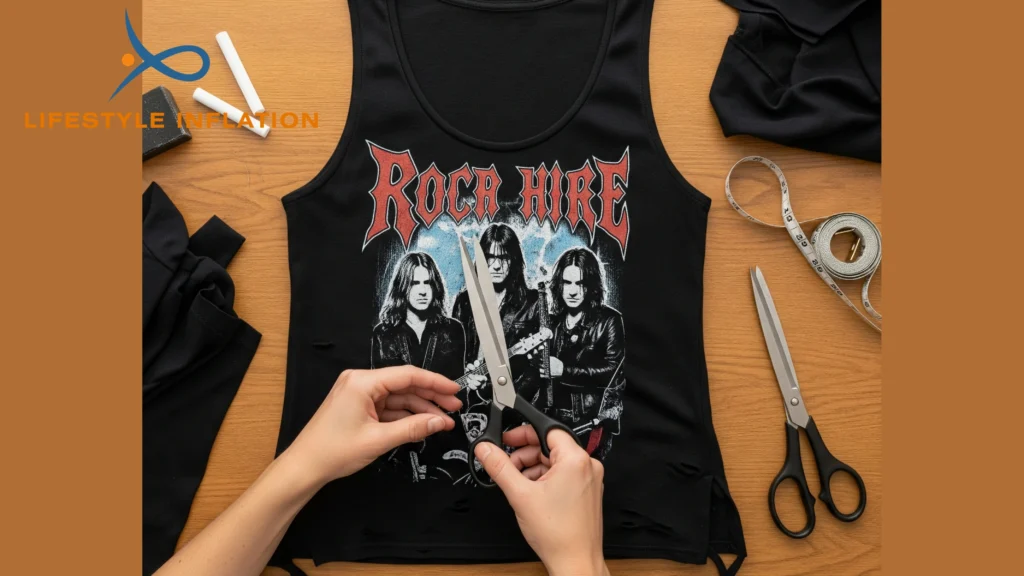 How to Cut a Shirt or T-Shirt Into a Rocker Tank Top